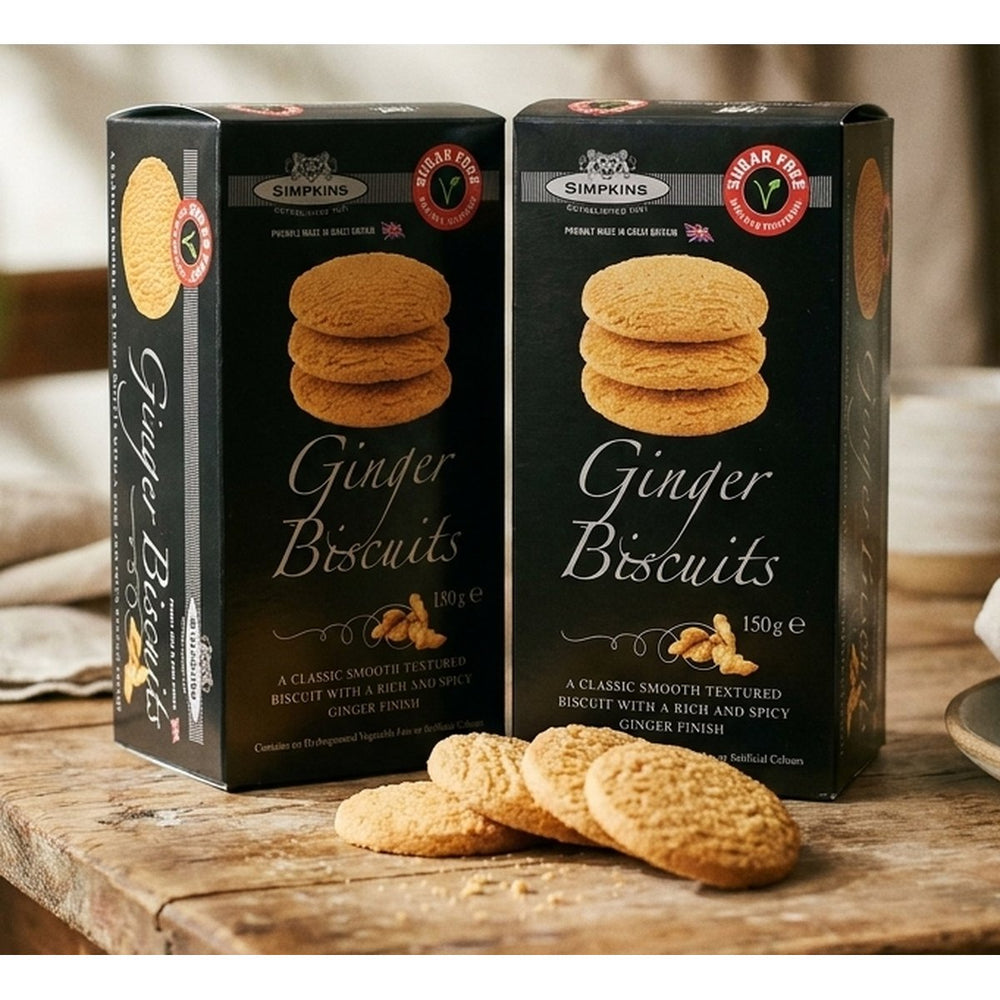 No Added Sugar Ginger Biscuits Twinpack