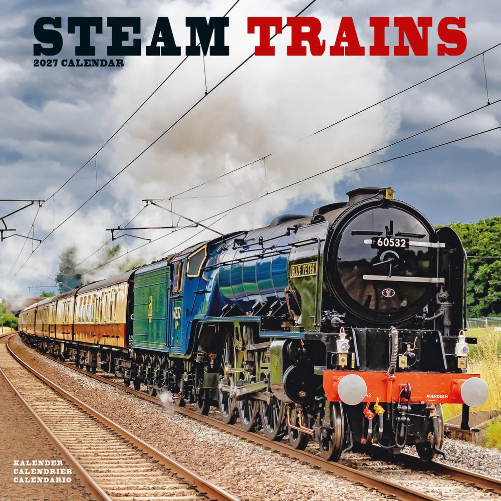 Steam Trains Calendar 2027