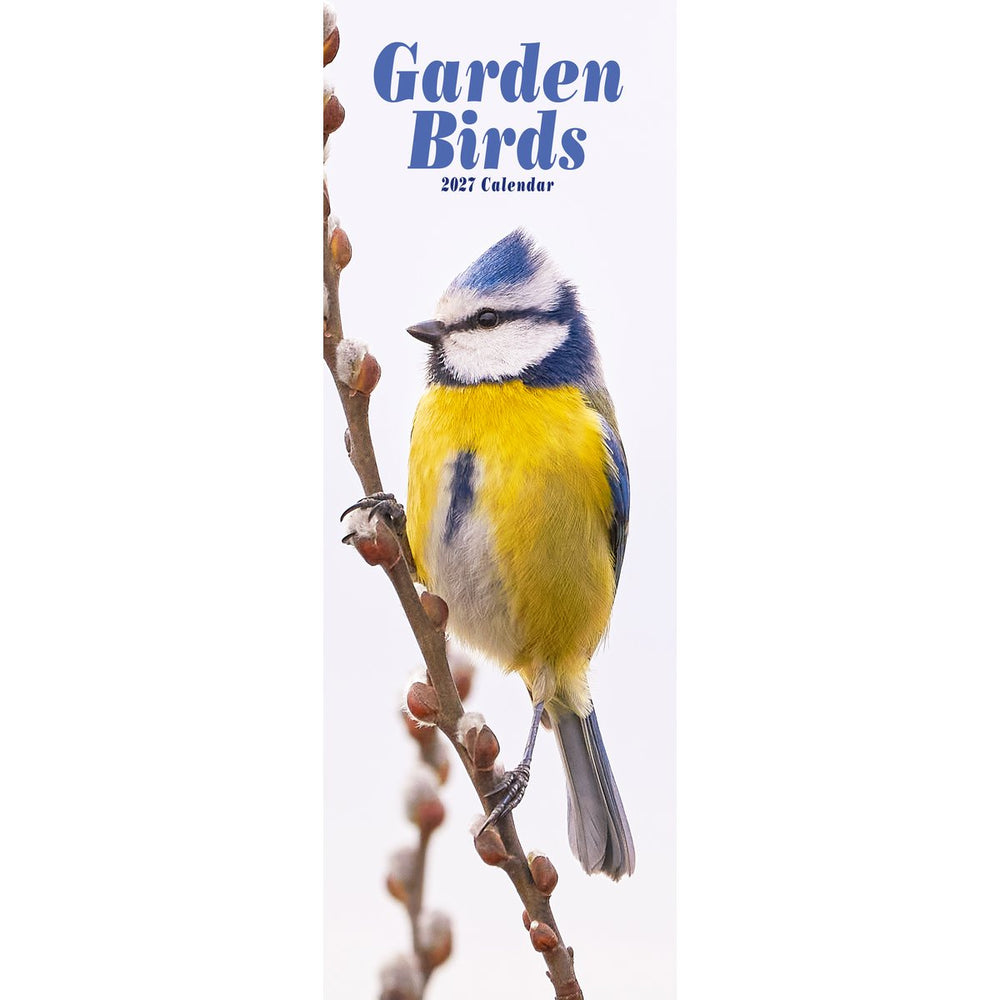 Garden Birds 2027 Slimline Calendar