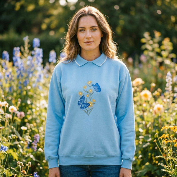 Butterfly Design Jersey Top