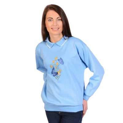 Butterfly Design Jersey Top