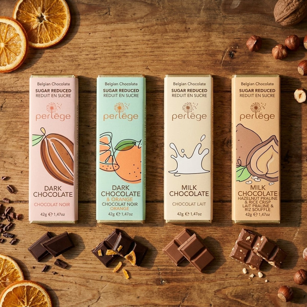 Set of 4 No Added Sugar Chocolate Bars