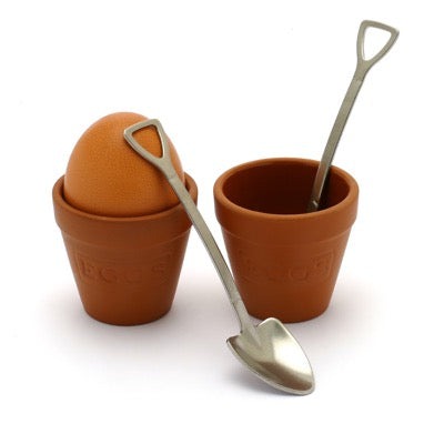 Flower Pot & Shovel Egg Cups