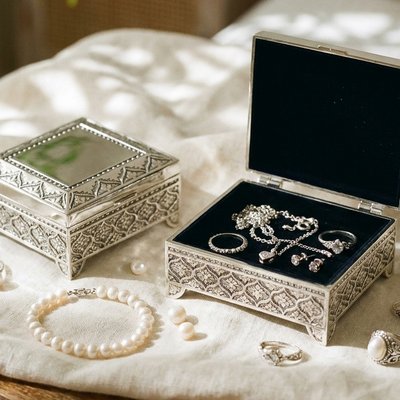 Silver Plated Trinket Box