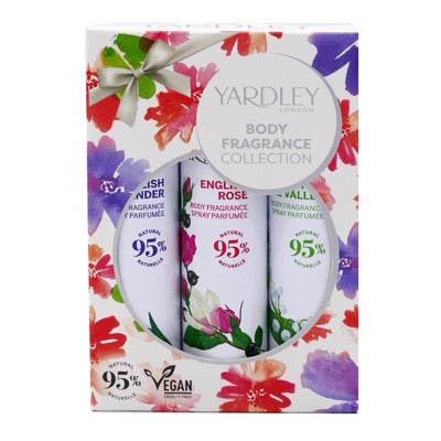 Yardley Body Spray Collection