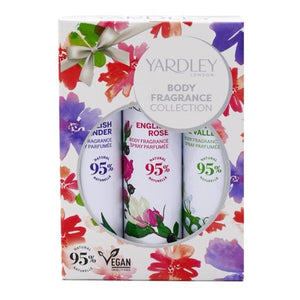 Yardley Body Spray Collection