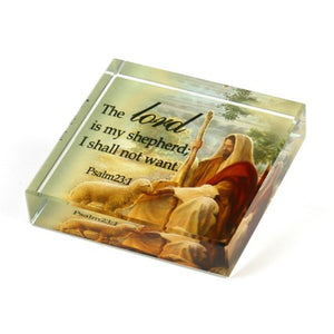 Good Shepherd Glass Paperweight
