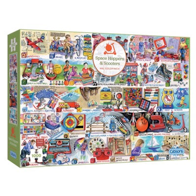 Hoppers & Scooters 1000-Piece Jigsaw