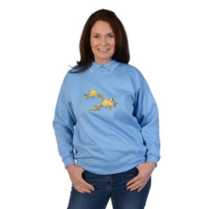 Branch Meeting Blue Tits Jersey Top