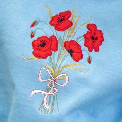 Poppies & Corn Jersey Top