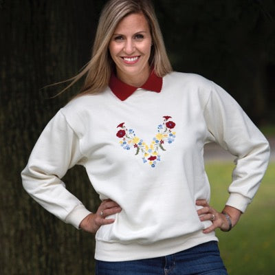 Winter White Jersey Top