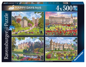 Royal Residences 4 x 500-Piece Jigsaw