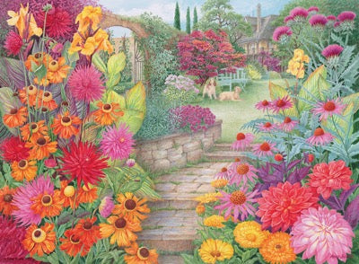 Glorious Gardens 4 x 500-Piece Jigsaws