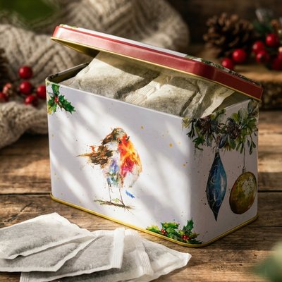 Robin Tea Caddy