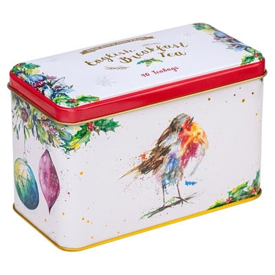 Robin Tea Caddy