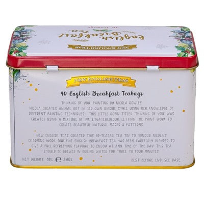 Robin Tea Caddy
