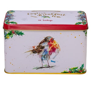 Robin Tea Caddy