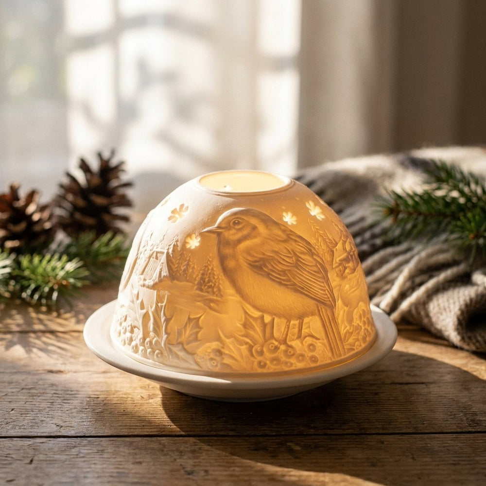 Nordic Lights Candle Shade Robin