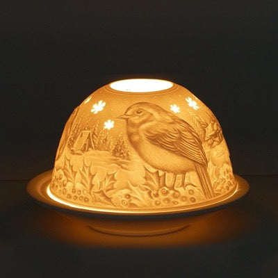 Nordic Lights Candle Shade Robin