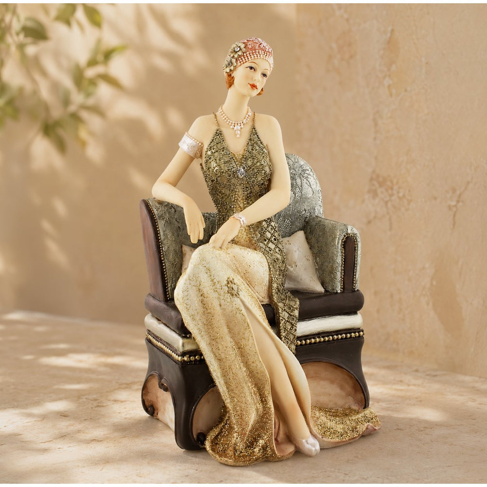 Valerie Sat on a Chaise Lounge