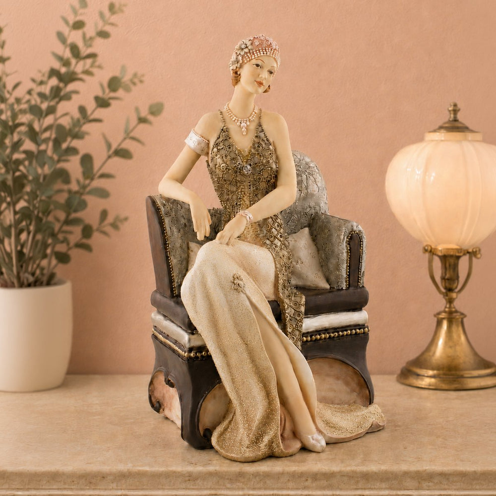 Valerie Sat on a Chaise Lounge