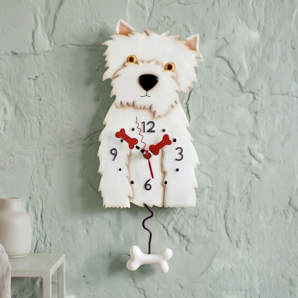 Westin the Westie Clock