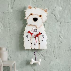 Westin the Westie Clock