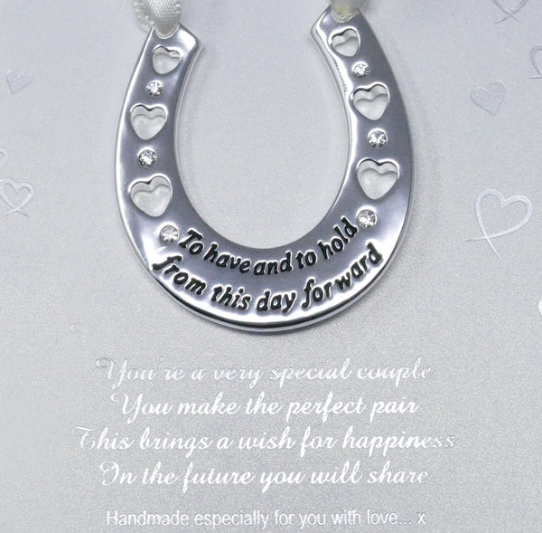 Wedding Horseshoe Keepsake