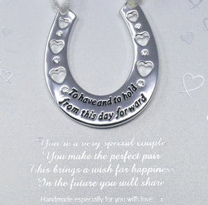 Wedding Horseshoe Keepsake