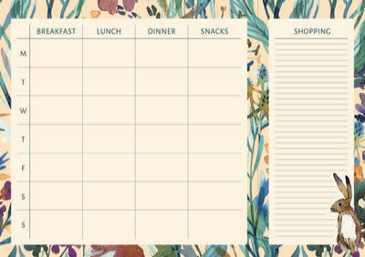 Kissing Hares Meal Planner