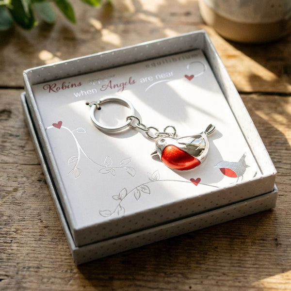 Robins Appear Keyring