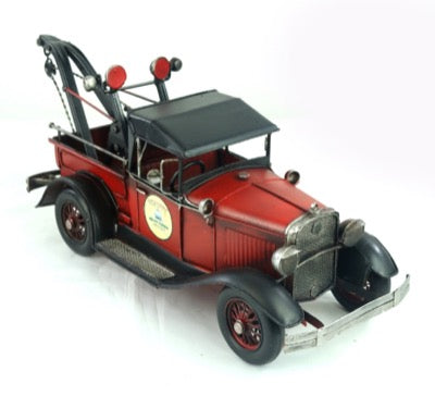 Antiqued Tinplate Wrecking Truck