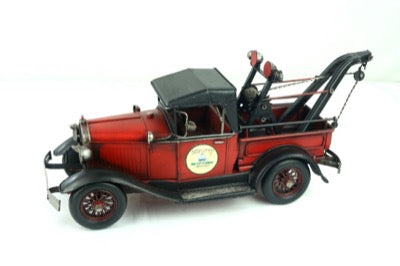 Antiqued Tinplate Wrecking Truck