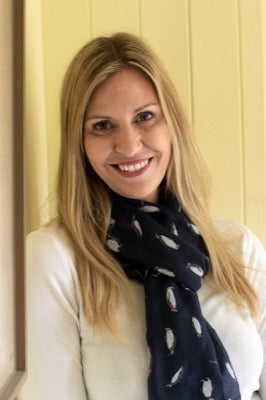 Navy Penguin Scarf