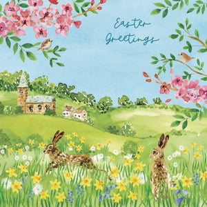 Butterfly & Church On Hill Card Set