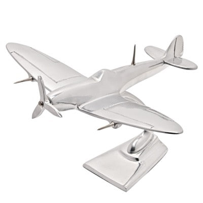 Silver Plated Spitfire Model