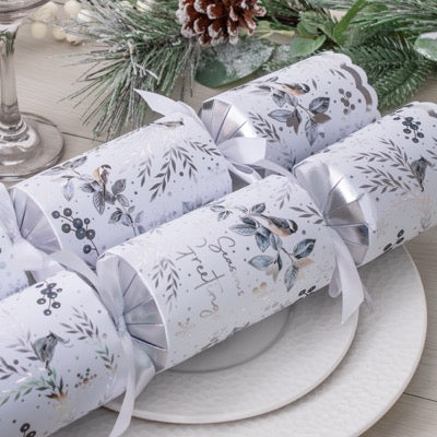 6 Deluxe Winter Bird Crackers