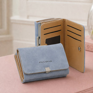 Small Clasp Purse Blue