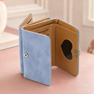 Small Clasp Purse Blue