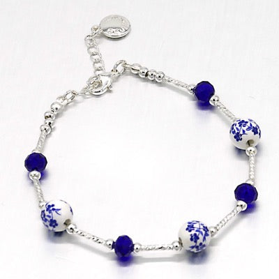 Ceramic Floral Bracelet