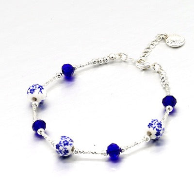 Ceramic Floral Bracelet