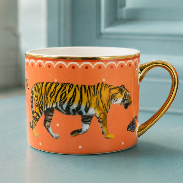 Set of Two Tiger Mugs