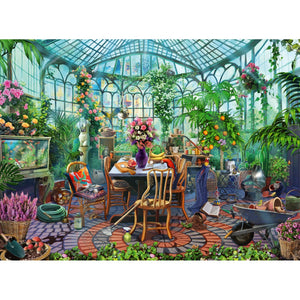 Greenhouse Morning 500-Piece Jigsaw
