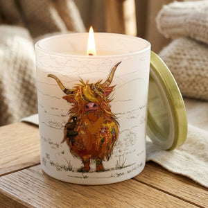Highland Cow Candle