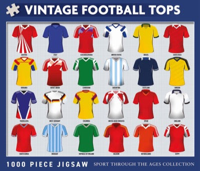 Vintage Football Tops 1000-Piece Jigsaw