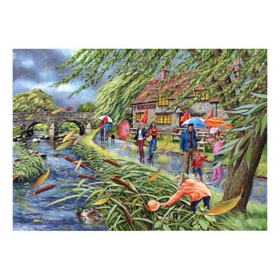 Wind at the Willows 1000-Piece Jigsaw
