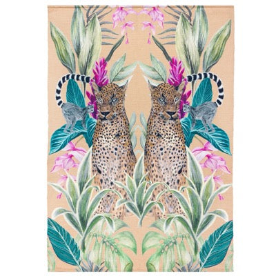 Kali Leopards Indoor/Outdoor Washable Rug