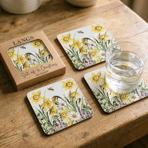 Floral Coasters Set of Four
