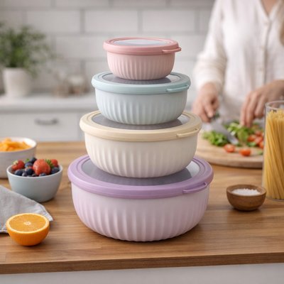 Set of 4 Storage Bowls