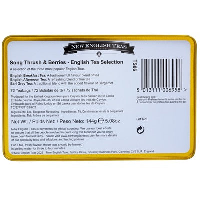 The Song Thrush Tea Selection
